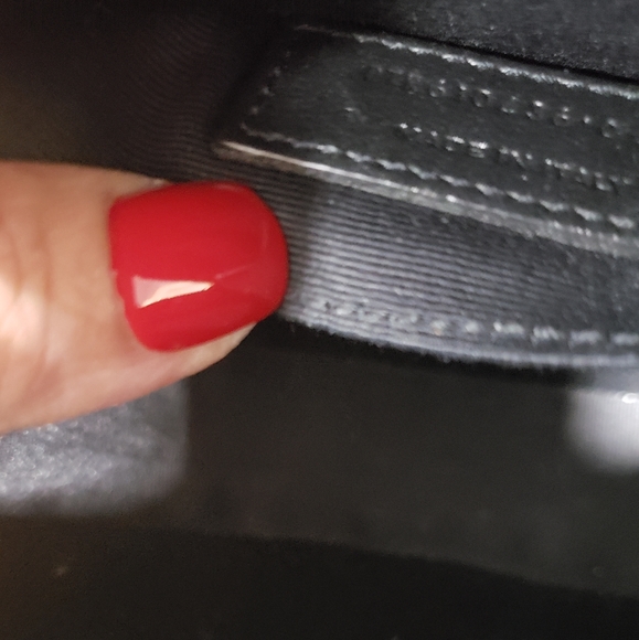 Saint Laurent Black Vinyle Round bag Grain de Poudre embossed leather - Picture 8 of 9